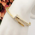 Stainless Steel Keel Bracelet with Stones for Girls and Women | Stylish &amp; Durable – Wides Jewellery
