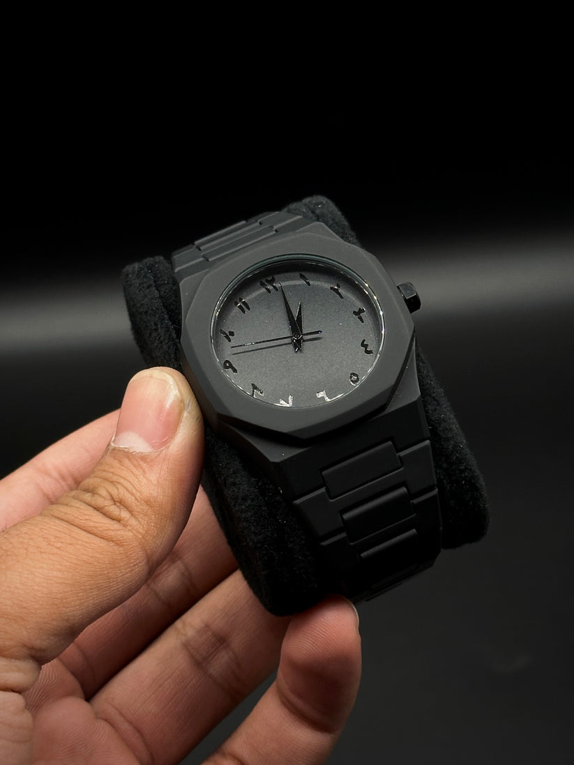 Men's Watch | Black Luxury Dial with Arabic Numerals