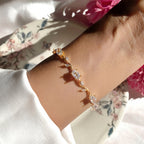 Luminous Crystal Stones Tulip Bracelet