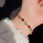Luminous Crystal Stones Tulip Bracelet