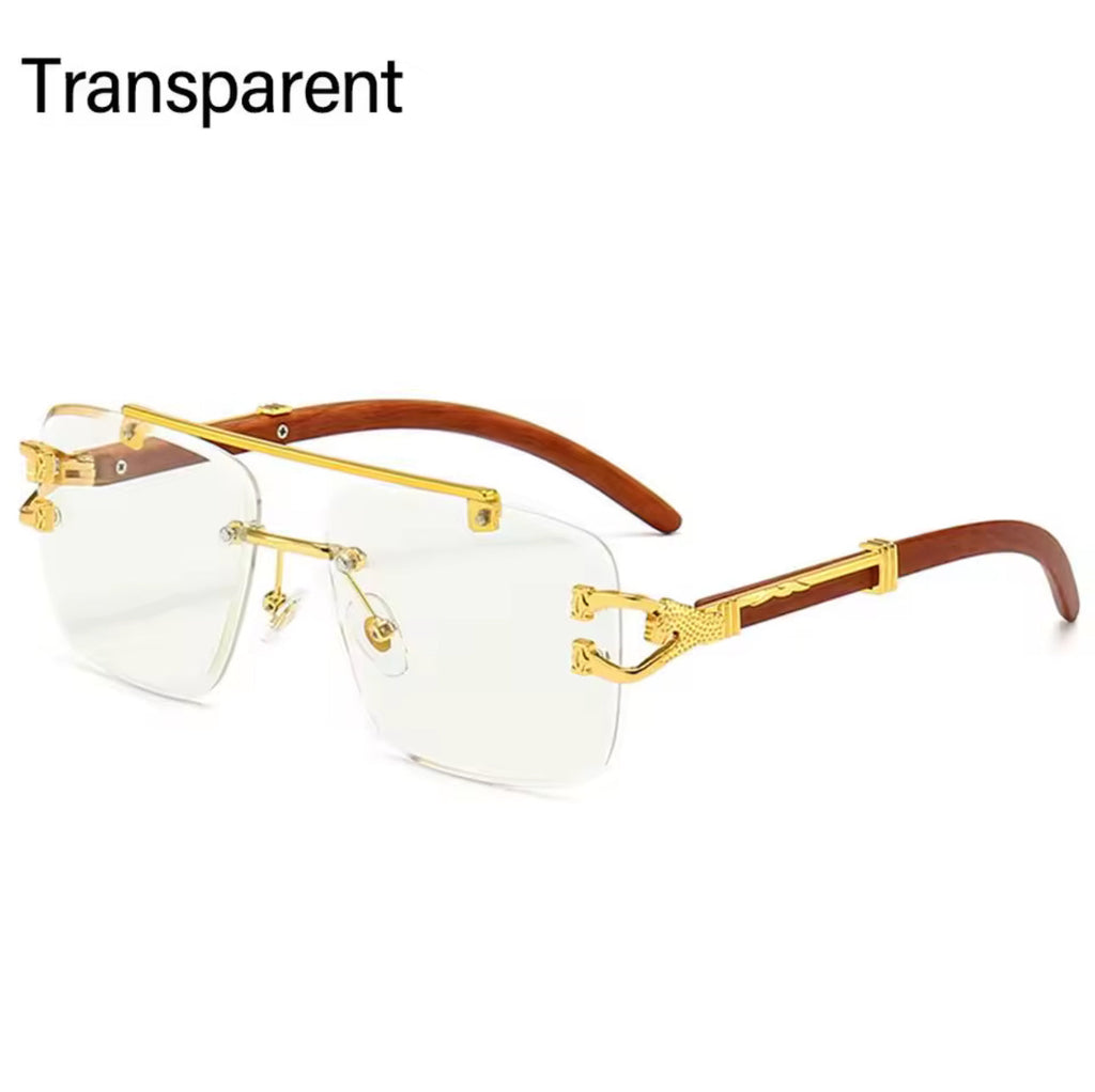 Luxury UV Leopard Pattern Glasses