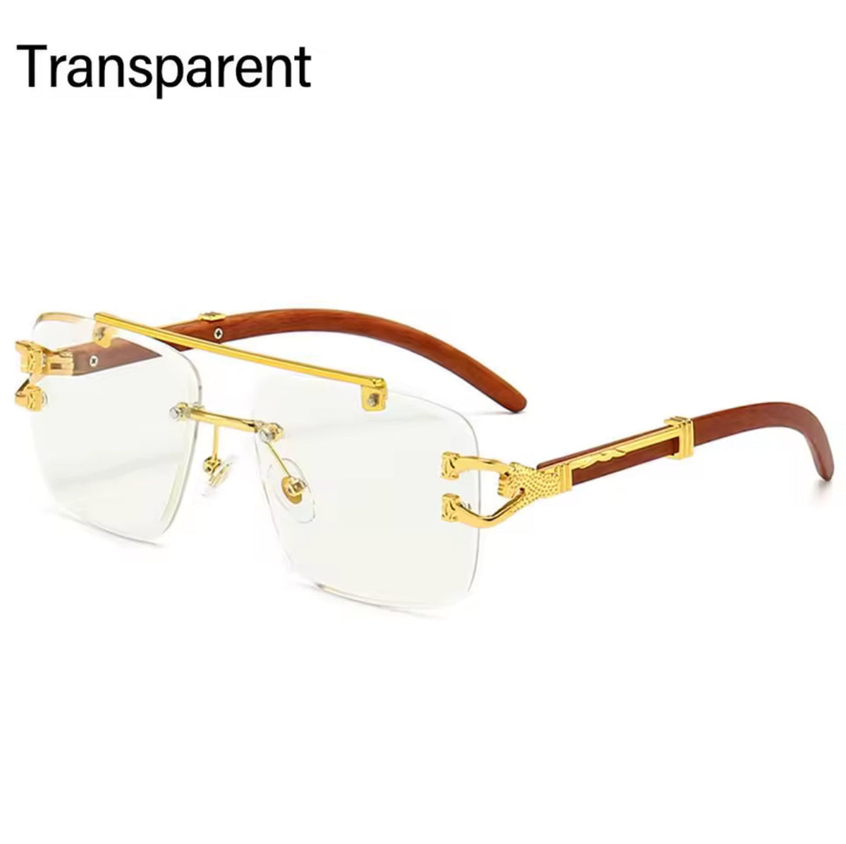 Luxury UV Leopard Pattern Glasses