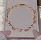 Luminous Crystal Stones Tulip Bracelet