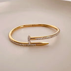 Stainless Steel Keel Bracelet with Stones for Girls and Women | Stylish &amp; Durable – Wides Jewellery