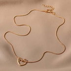 Korean Hollow Heart Jewelry Set – Anti-rust Tarnish