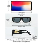 stylish leopard print metal-accented eyeglasses